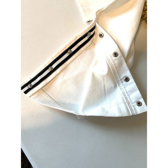 rag & bone NY simone snap pants iris White Women’s Size 6 made in USA - Picture 11 of 11